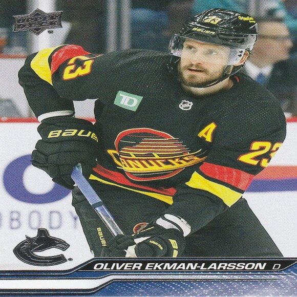 Oliver Ekman-Larsson Hockey Card Collection - 3 Vancouver Canucks Hockey Cards - Picture 4 of 4